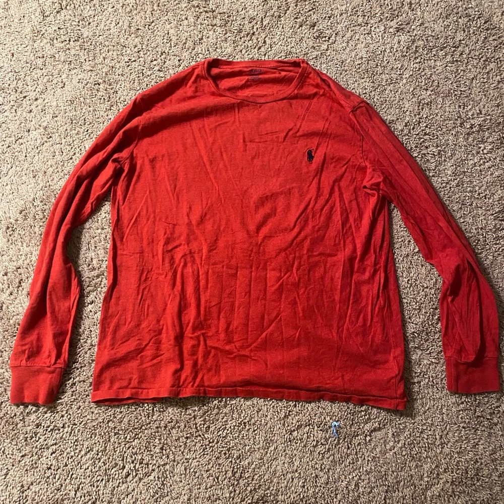Polo Ralph Lauren Red long Sleeve